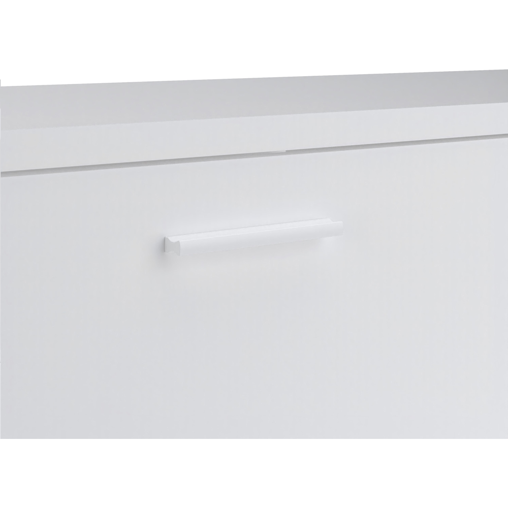 Furniture To Go Media 2 Door Single Drawer White Wide TV Unit Image 9