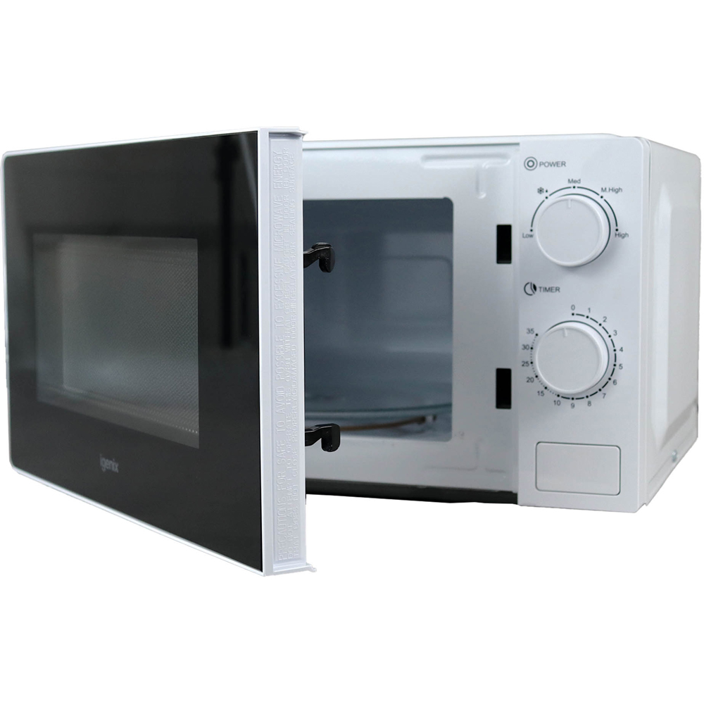 Igenix IGMS02071W White 20L Manual Microwave 700W Image 3