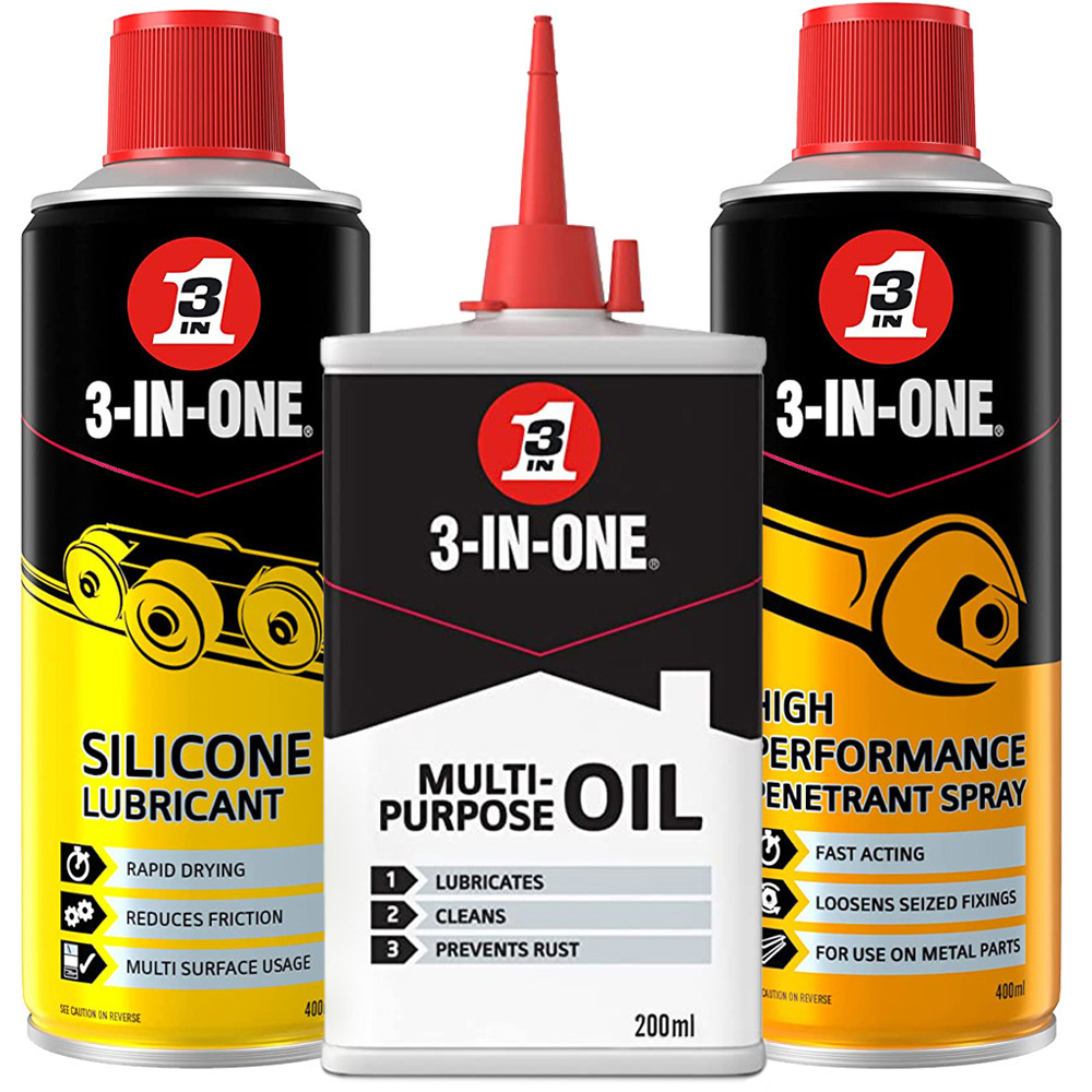 3-In-One Multipurpose Drip Oil Penetrant Spray and Silicone Lubricant Spray Bundle Image 7