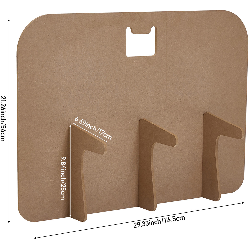 H&O Direct 74.5 x 54cm MDF Pet Safety Gate Image 6