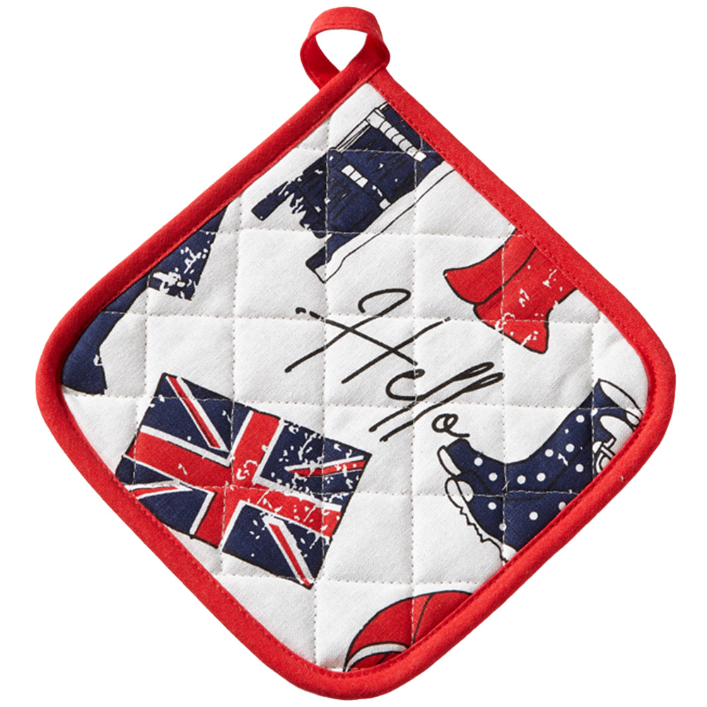 Highlands Homeware London Print Cotton Pot Holder Image 1