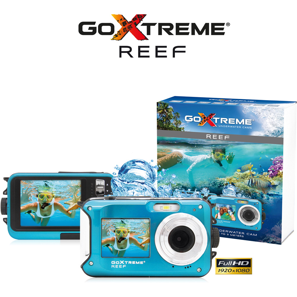 Easypix GoXtreme Blue Dual Screen Waterproof Reef Camera Image 6