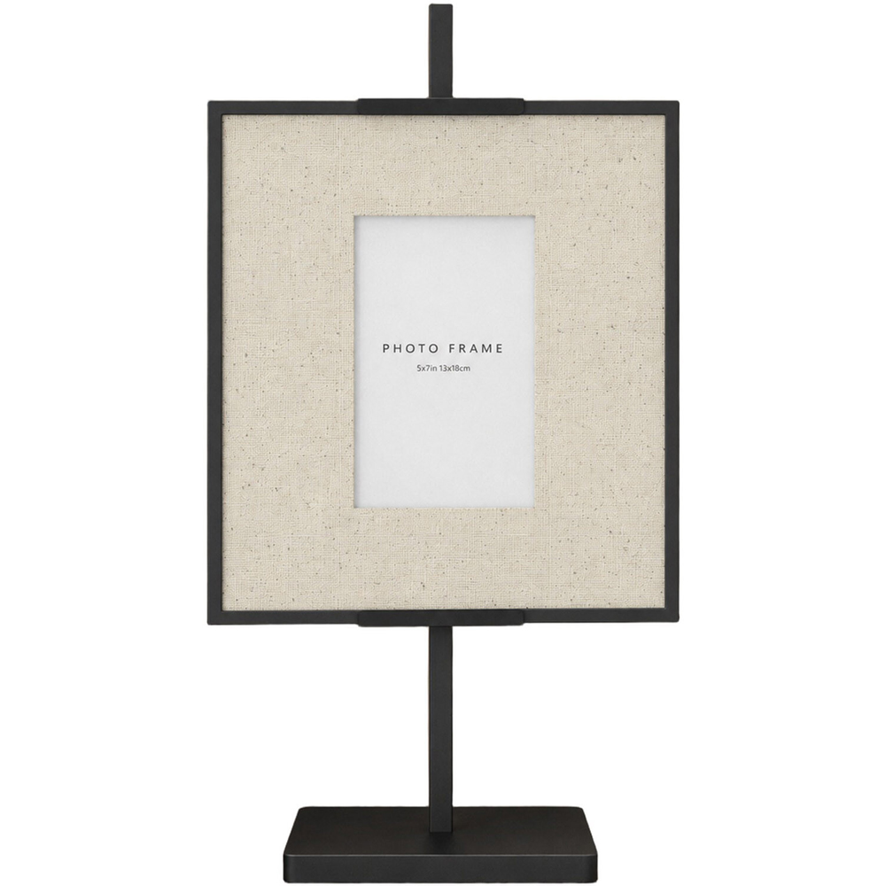 Standing Wide Mount Photo Frame Black 6 x 4 inch Image 3