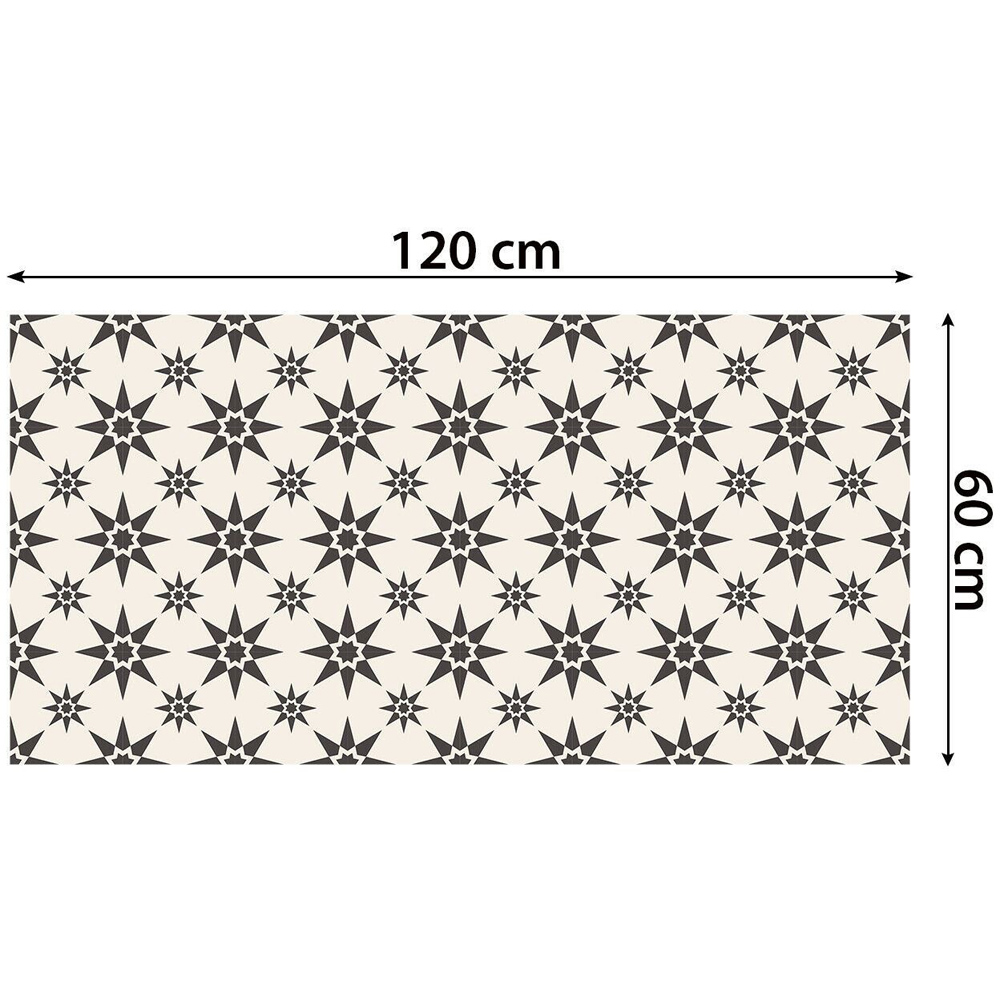 Walplus Alabaster and Pebble Granada Heritage Tile Floor Sticker 120 x 60cm Image 6