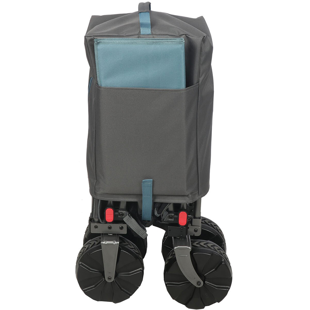 Double Decker Camping Cart - Grey and Black Image 5