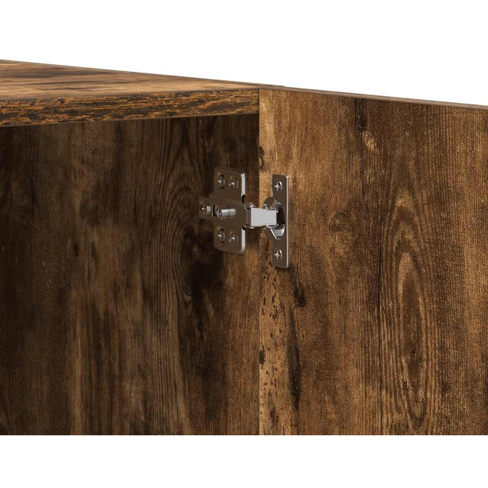 vidaXL 2 Door Oak Engineered Wood Wardrobe Image 8