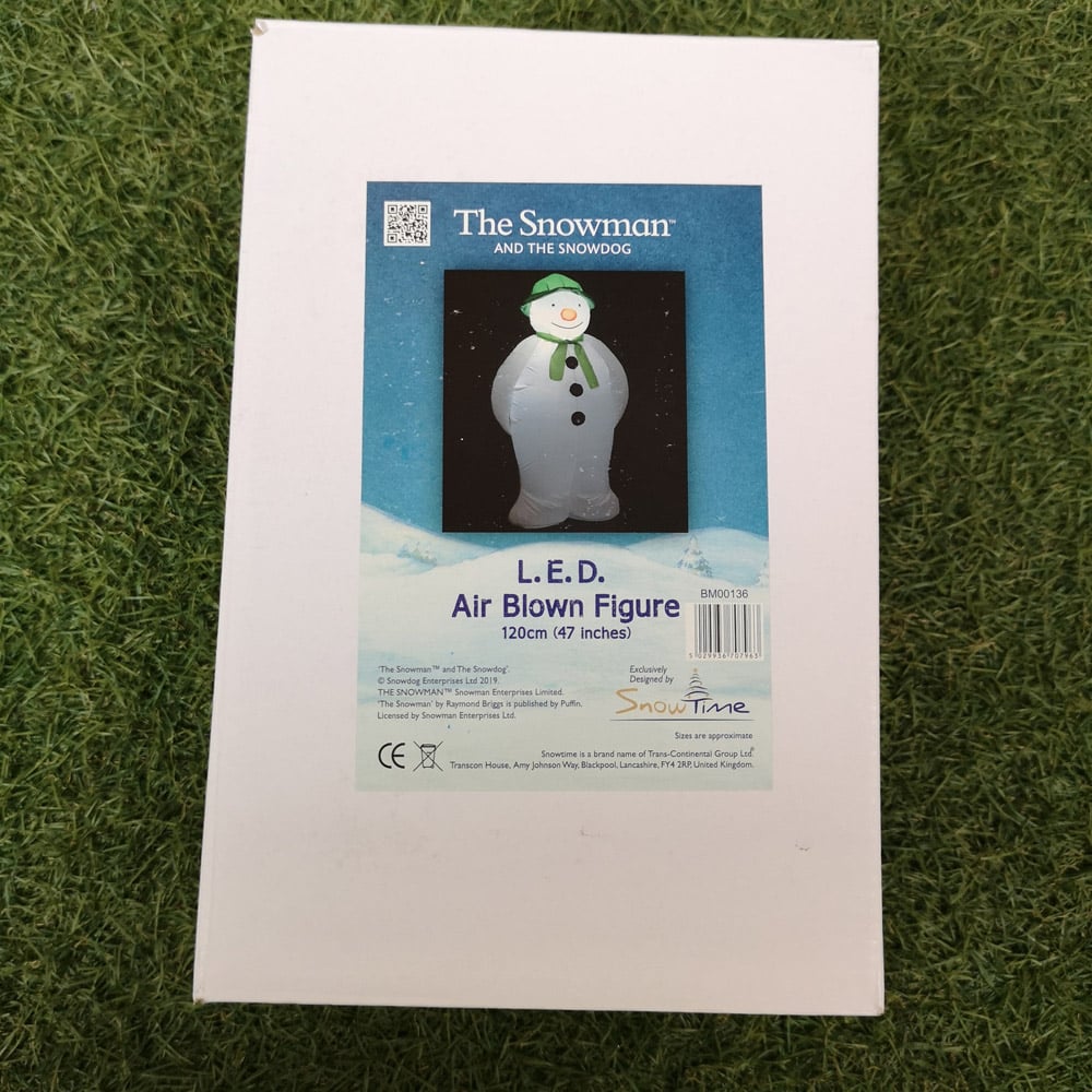 Samuel Alexander The Snowman Film Lit Inflatable Christmas Decoration 4ft Image 5