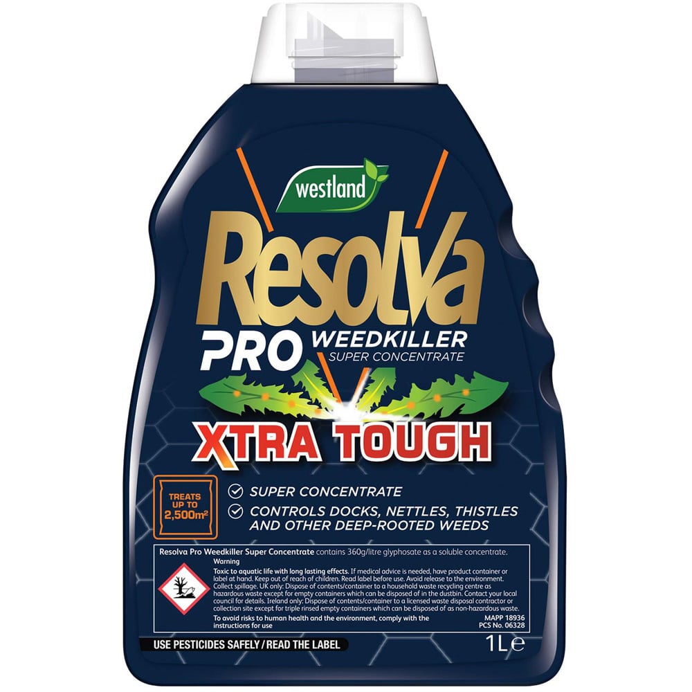 Resolva Pro Xtra Tough Super Concentrate Weedkiller 1L Image 1