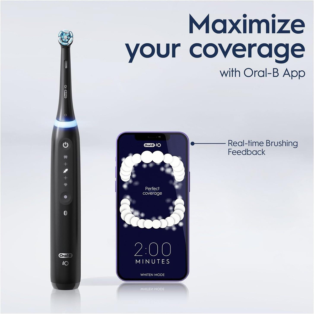 Oral-B Series iO5 Electric Toothbrush with A.I. App and Travel Case Image 7
