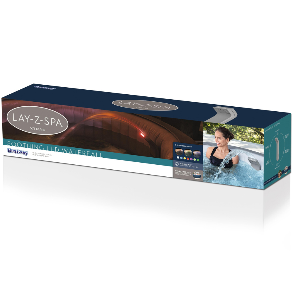 Lay-Z-Spa Soothing LED Spa Waterfall Image 8