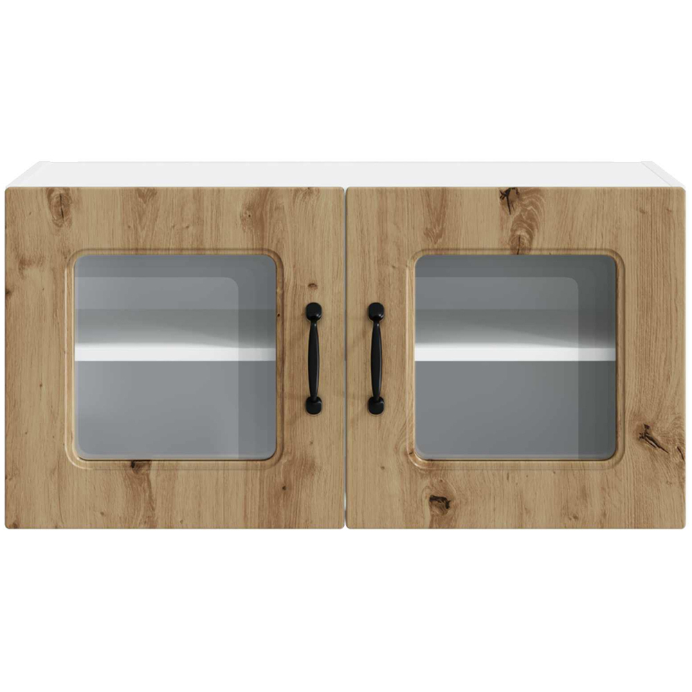 vidaXL Kalmar 2 Door Artisan Oak Wall Kitchen Cabinet Image 4