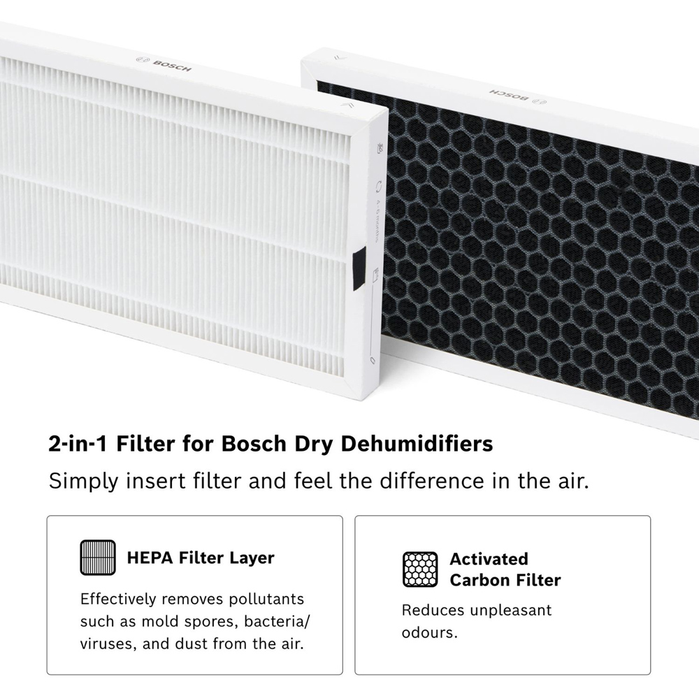 Bosch Dry 1000 Dehumidifier with 2-in-1 Filter 10L Image 6