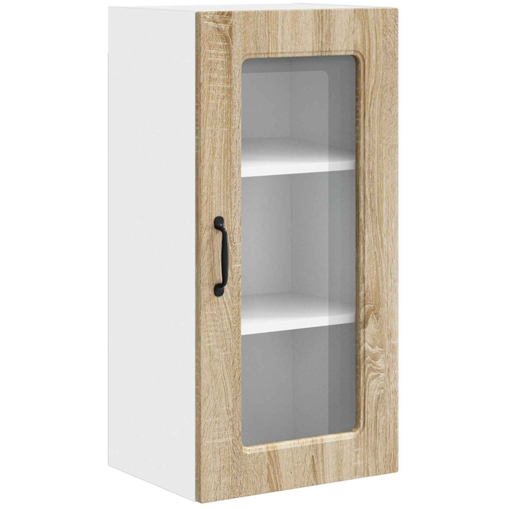 vidaXL Kalmar Single Door Sonoma Oak Wall Kitchen Cabinet Image 2