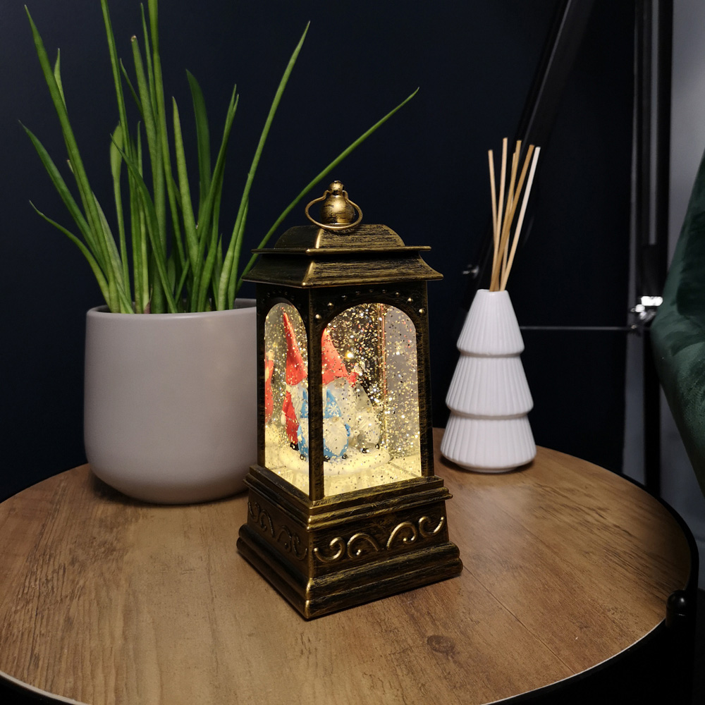 Samuel Alexander Gonk Light Up Christmas Water Spinner Lantern 21cm Image 6