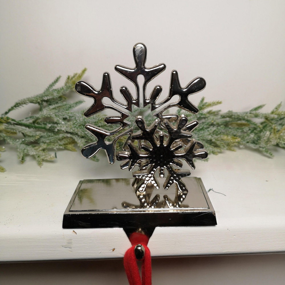 Premier Snowflake Christmas Stocking Hanger 16cm Image 5