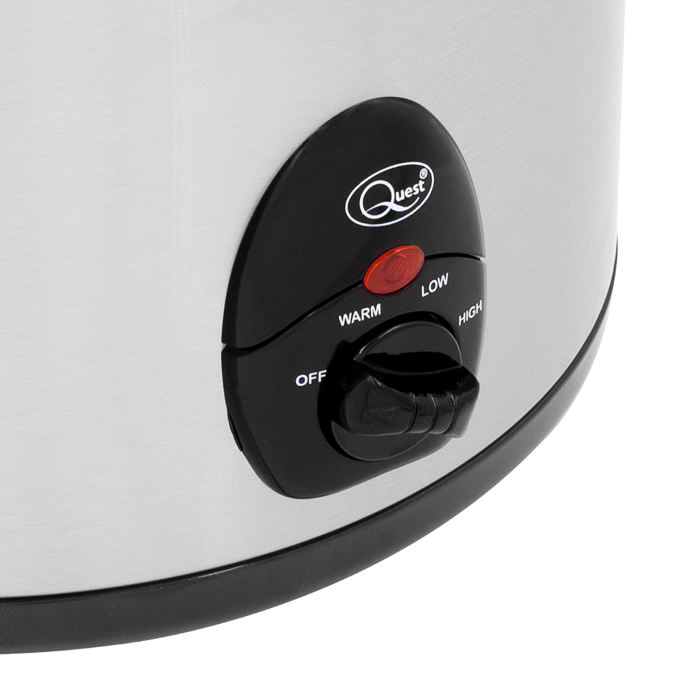 Quest Stainless Steel 1.5L Slow Cooker 120W Image 4