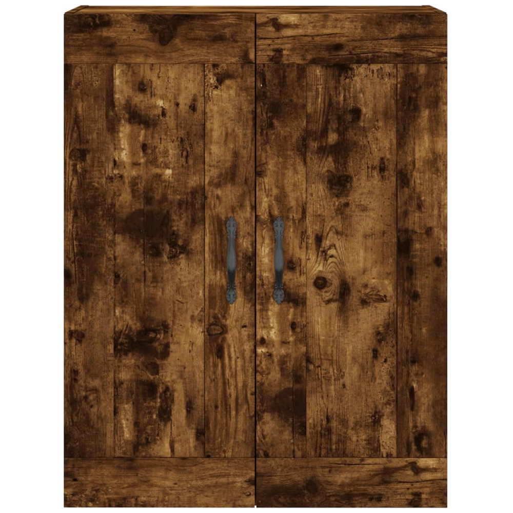 vidaXL 2 Door Brown Smoked Oak Wall Mounted Cabinet Image 7