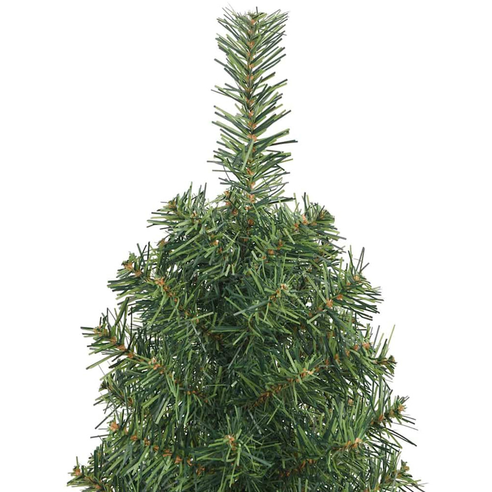vidaXL Green Artificial Christmas Tree with Pinecones LEDs Red Decoration Ornaments 4ft Image 6