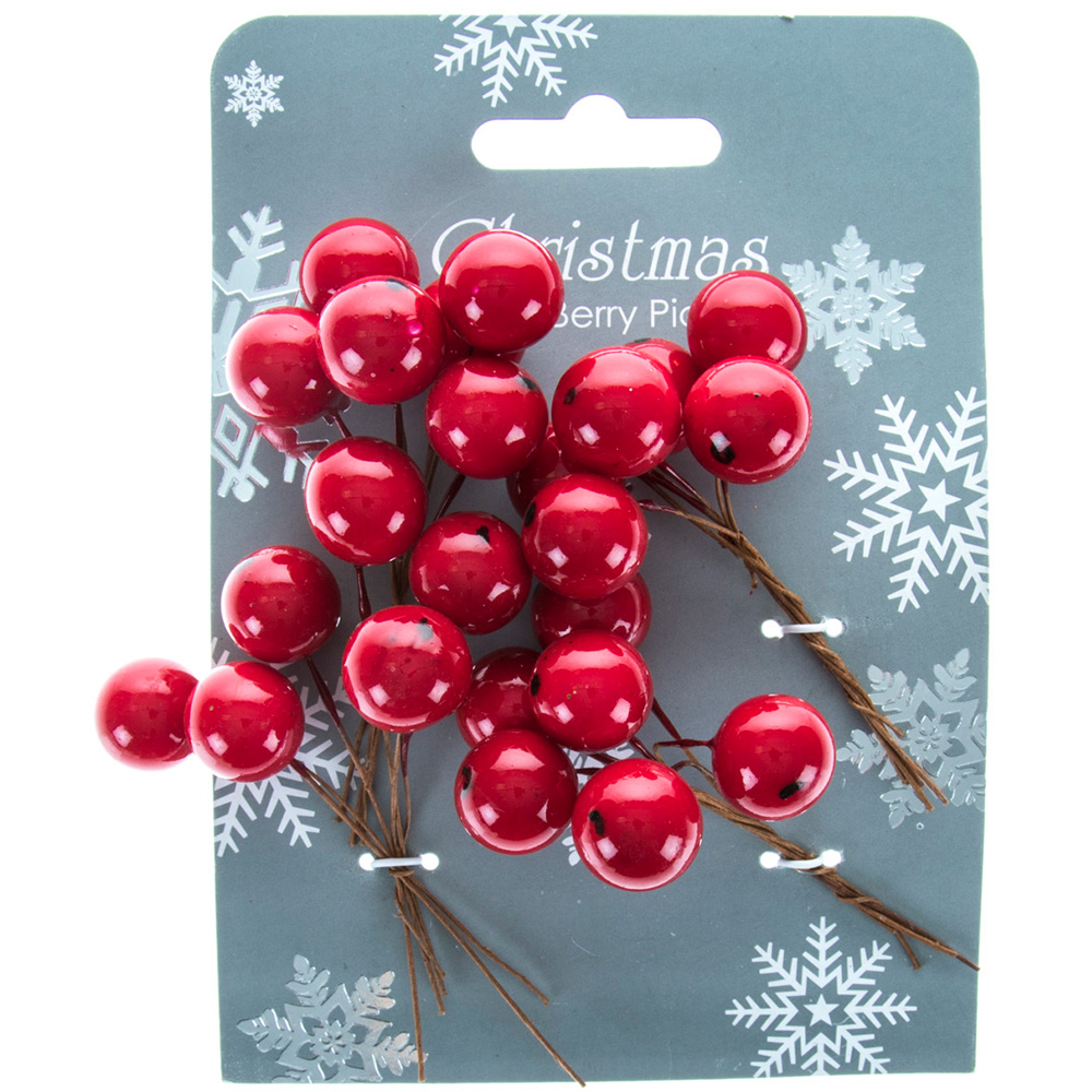 Christmas Red Berry Picks Image