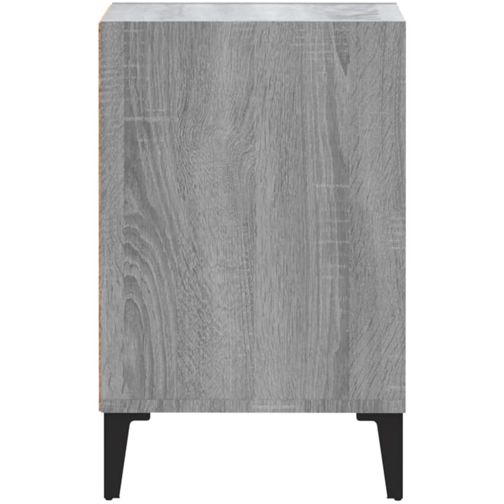 vidaXL 2 Door 3 Shelf Grey Sonoma TV Cabinet Image 5