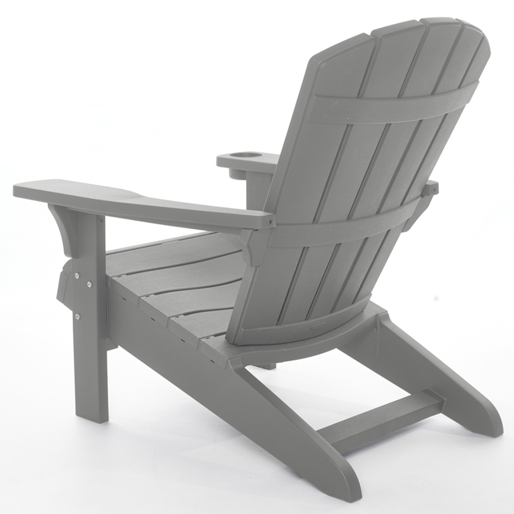 Keter Alpine Set of 2 Grey Adirondack Chairs Image 3
