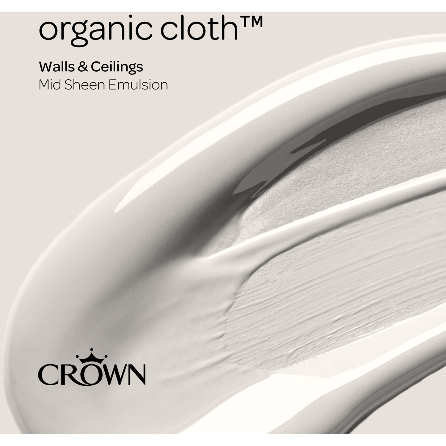 Crown Walls & Ceilings Organic Cloth Mid Sheen Emulsion Paint 5L Image 4