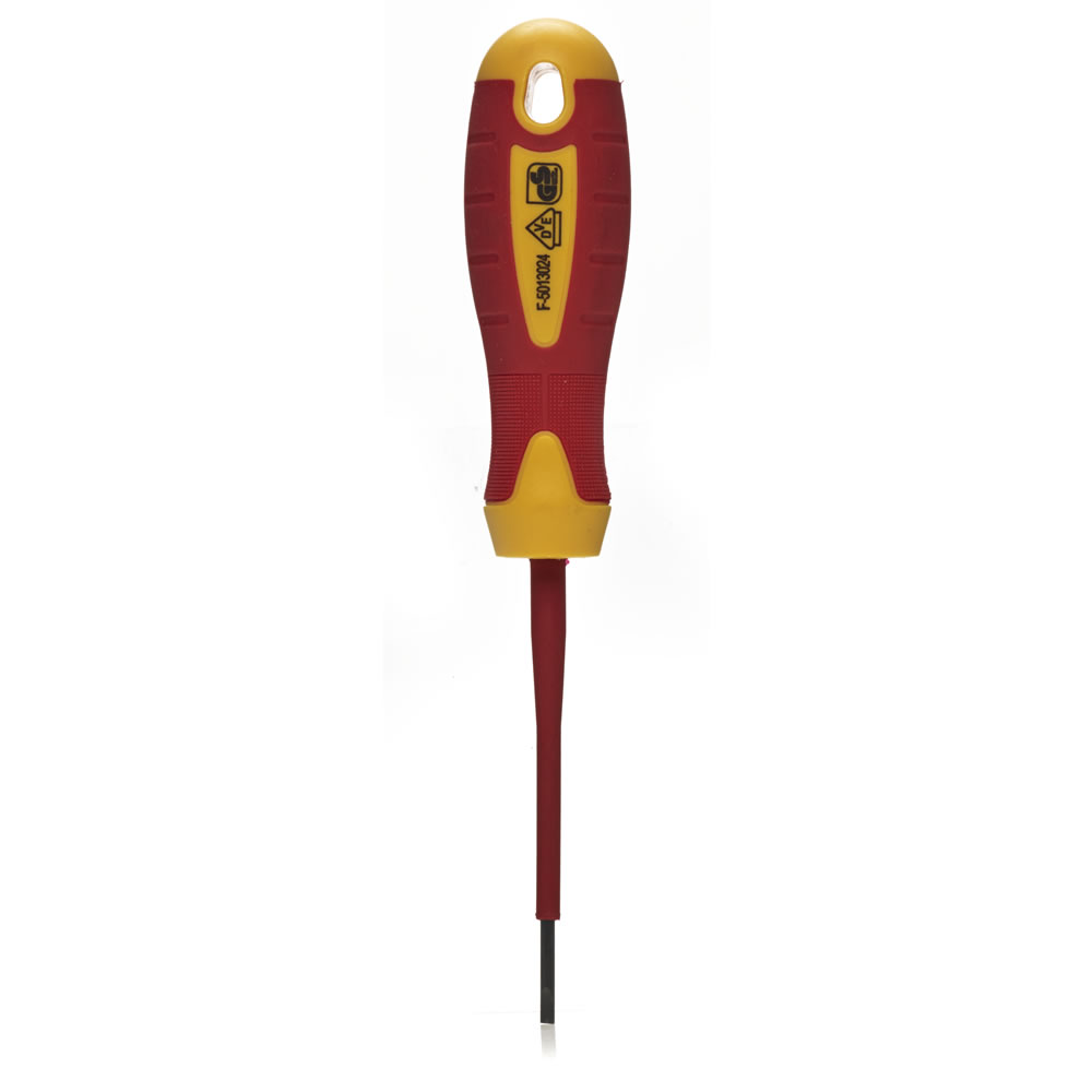 Draper 2.5mm Slotted Screwdriver VDE-approved 2.5 x 75mm Image