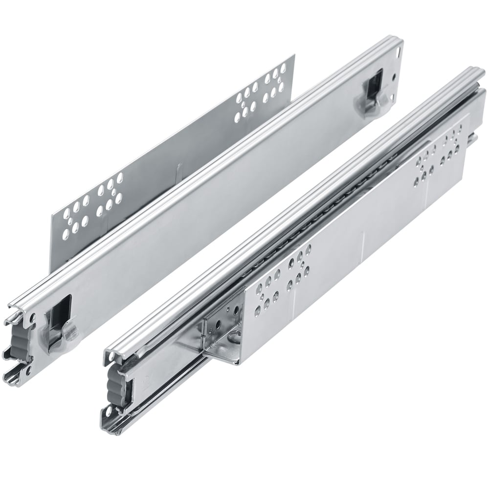 tectake Chrome Drawer with Telescopic Runner 4 Pack Image 6