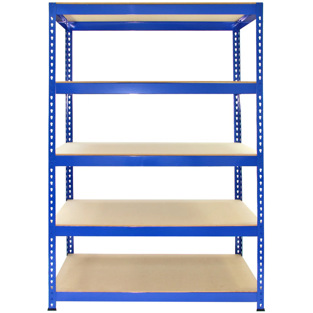 Monster Shop T-RAX Blue Metal Racking Units 182.5 x 120 x 50cm 10 Pack Image 2