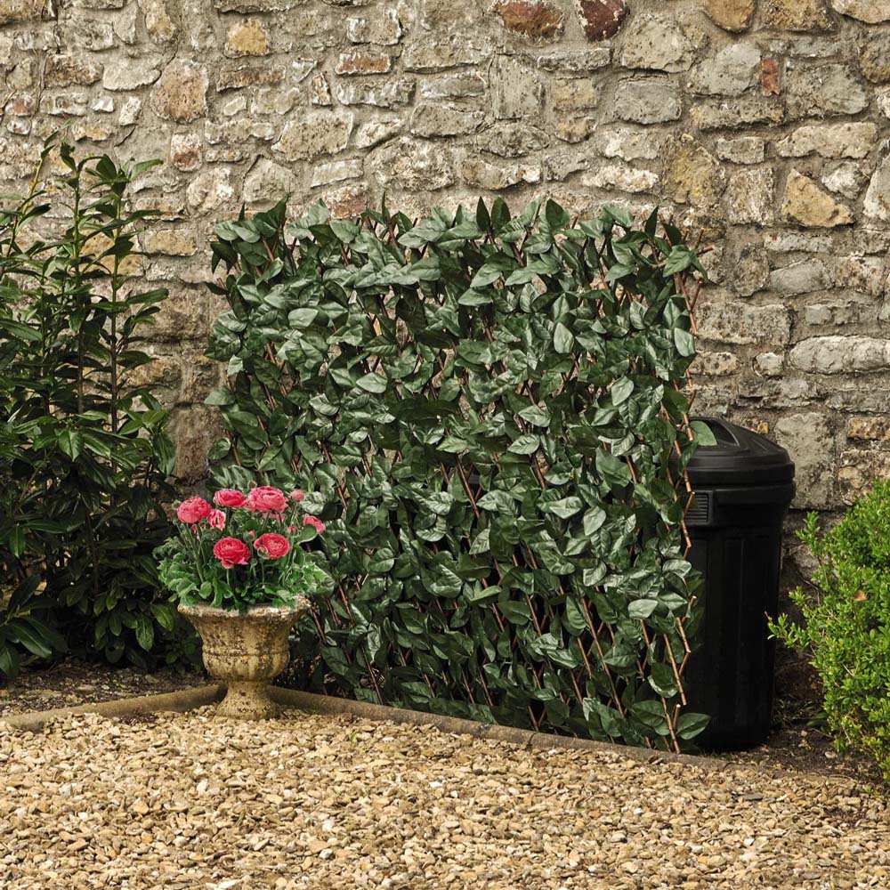 Thompson & Morgan Artificial Ivy Leaf Folding Hedge Trellis 1 x 2m Image 2