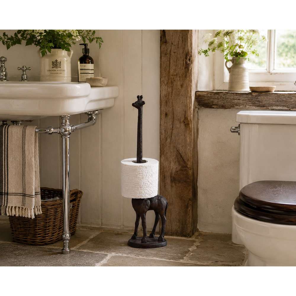 Avilo Giraffe Toilet Paper Roll Holder Image 3
