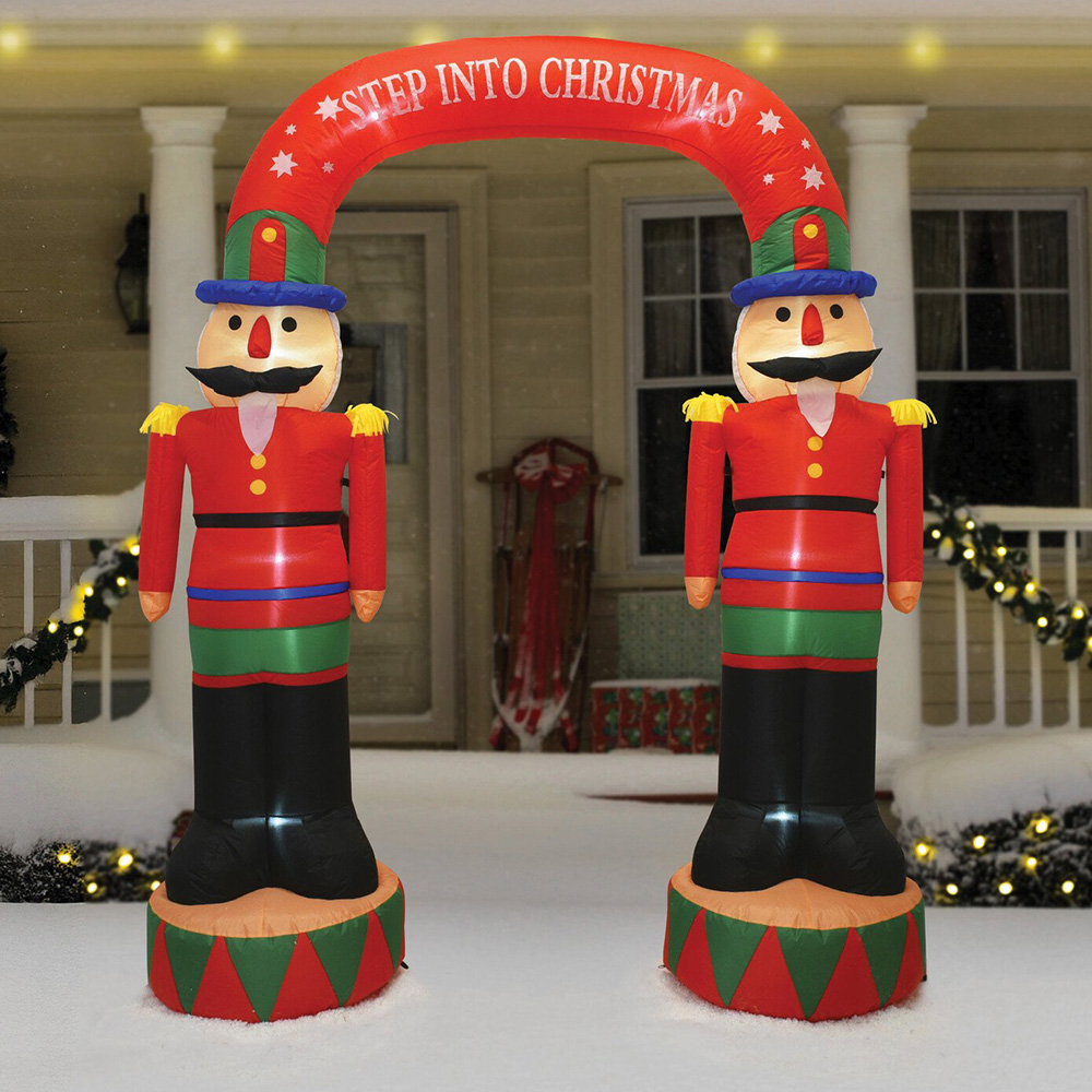 Inflatable Nutcracker Arch Red Image 1