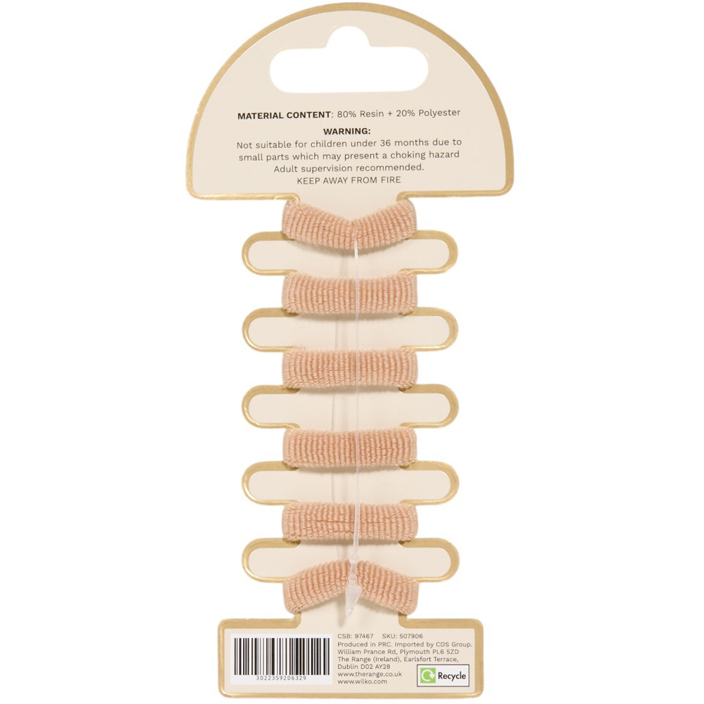 Pack of 6 Capybara Collection Hair Ties Image 2
