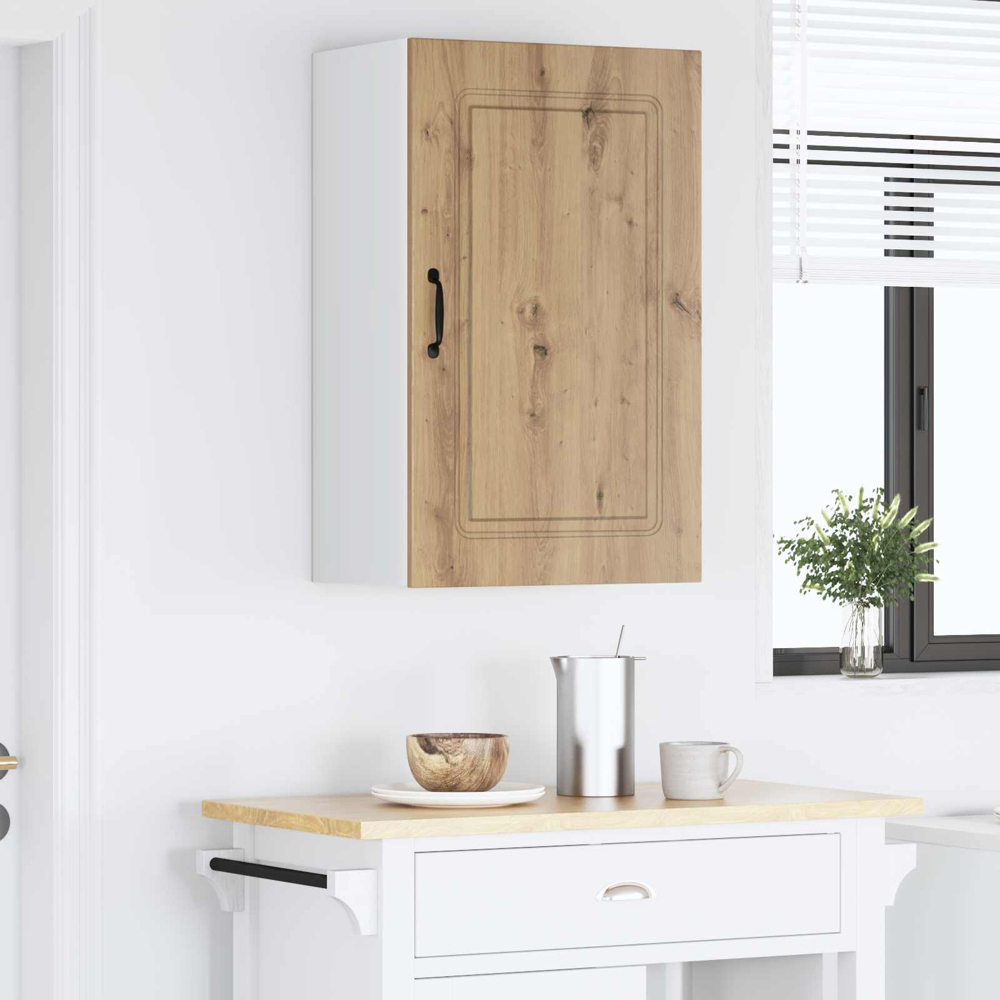 vidaXL Kalmar Single Door Artisan Oak Wall Kitchen Cabinet Image 9