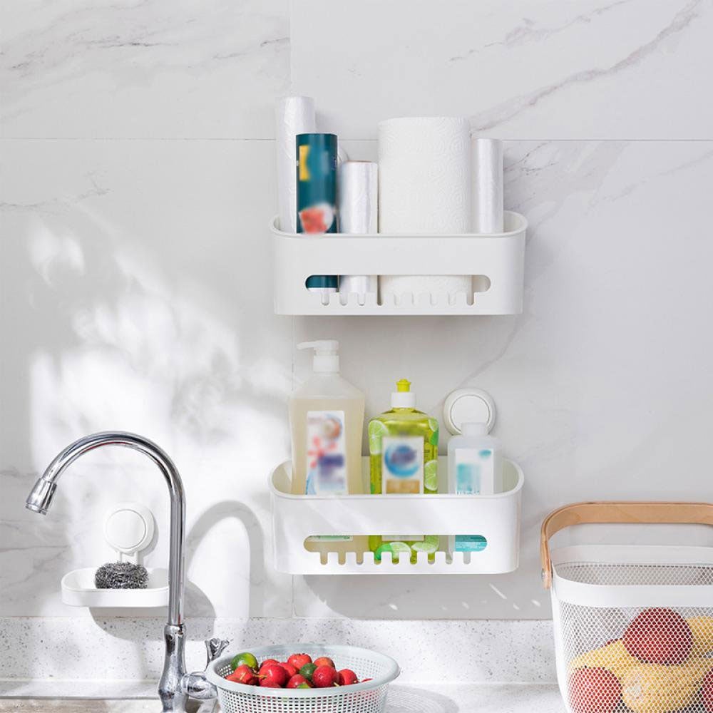 Living and Home White Marble Waterproof Wall Tile Sticker 60 x 30cm 10 Pack Image 1