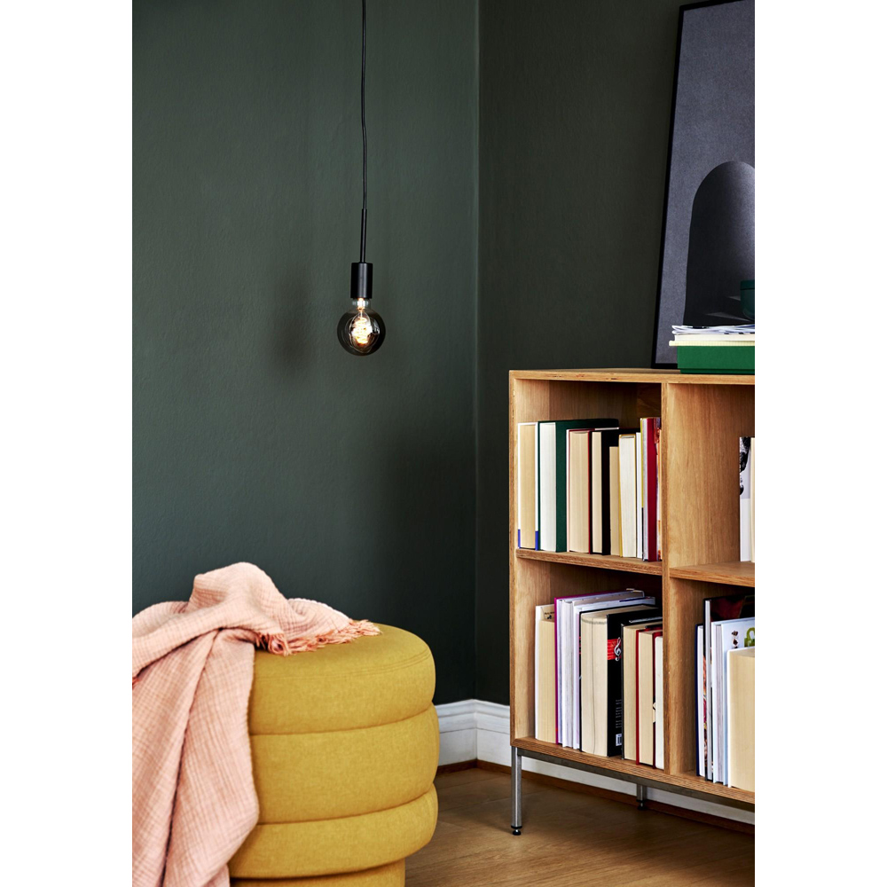 Nordlux Paco E27 Black Metal Pendant Kit Image 2