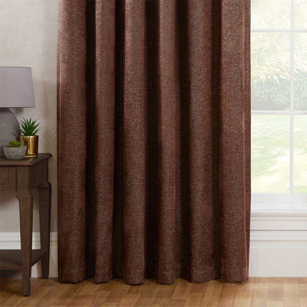 Aspen Eyelet CurtainMocha229cm Image 6