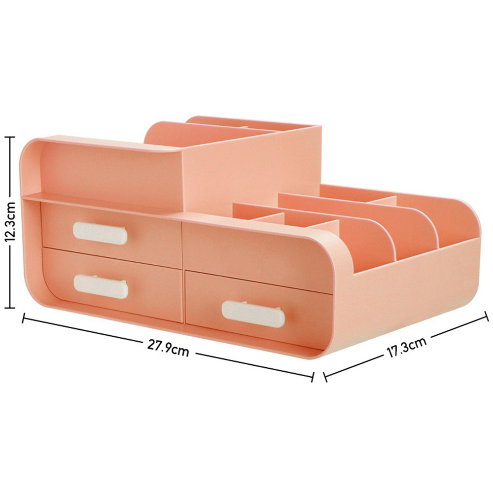 Living and Home 3 Drawer Desktop Makeup Storage Organiser Gift Set Image 8