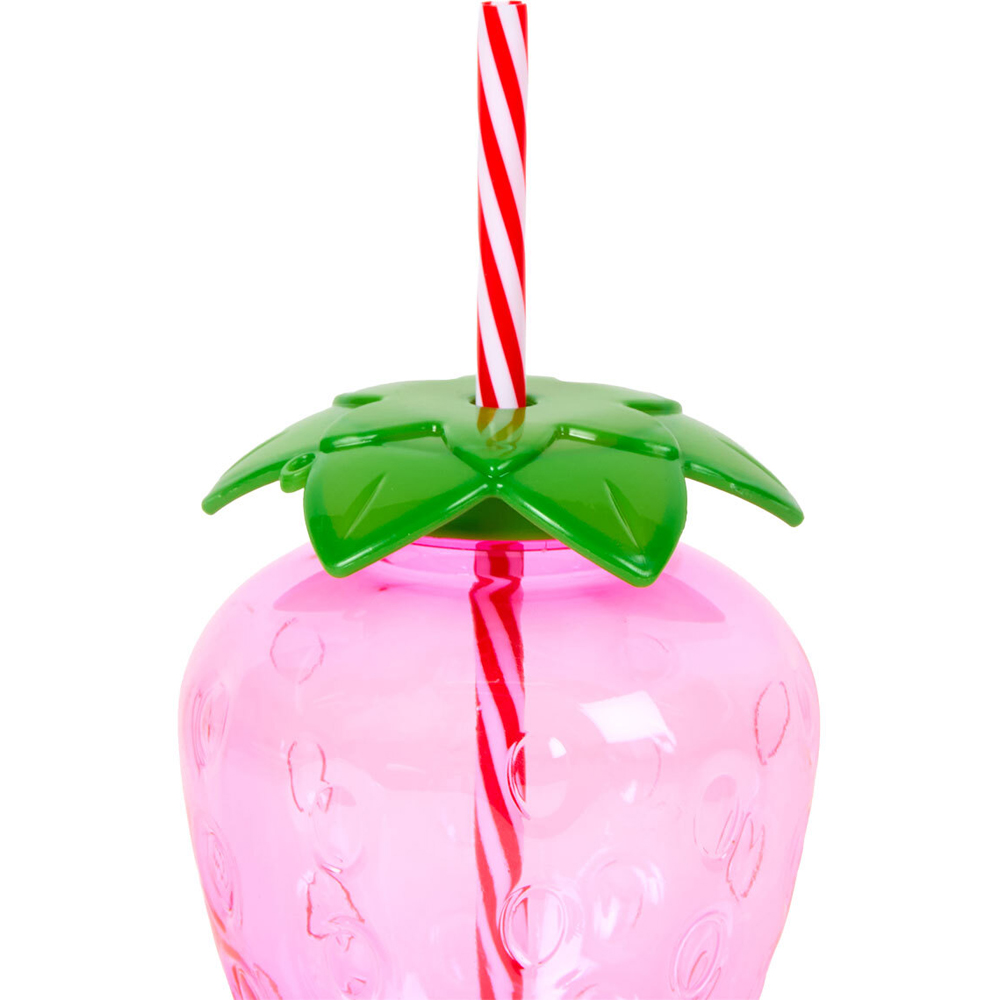 Summer Living Strawberry Cup with Straw Pink Image 2