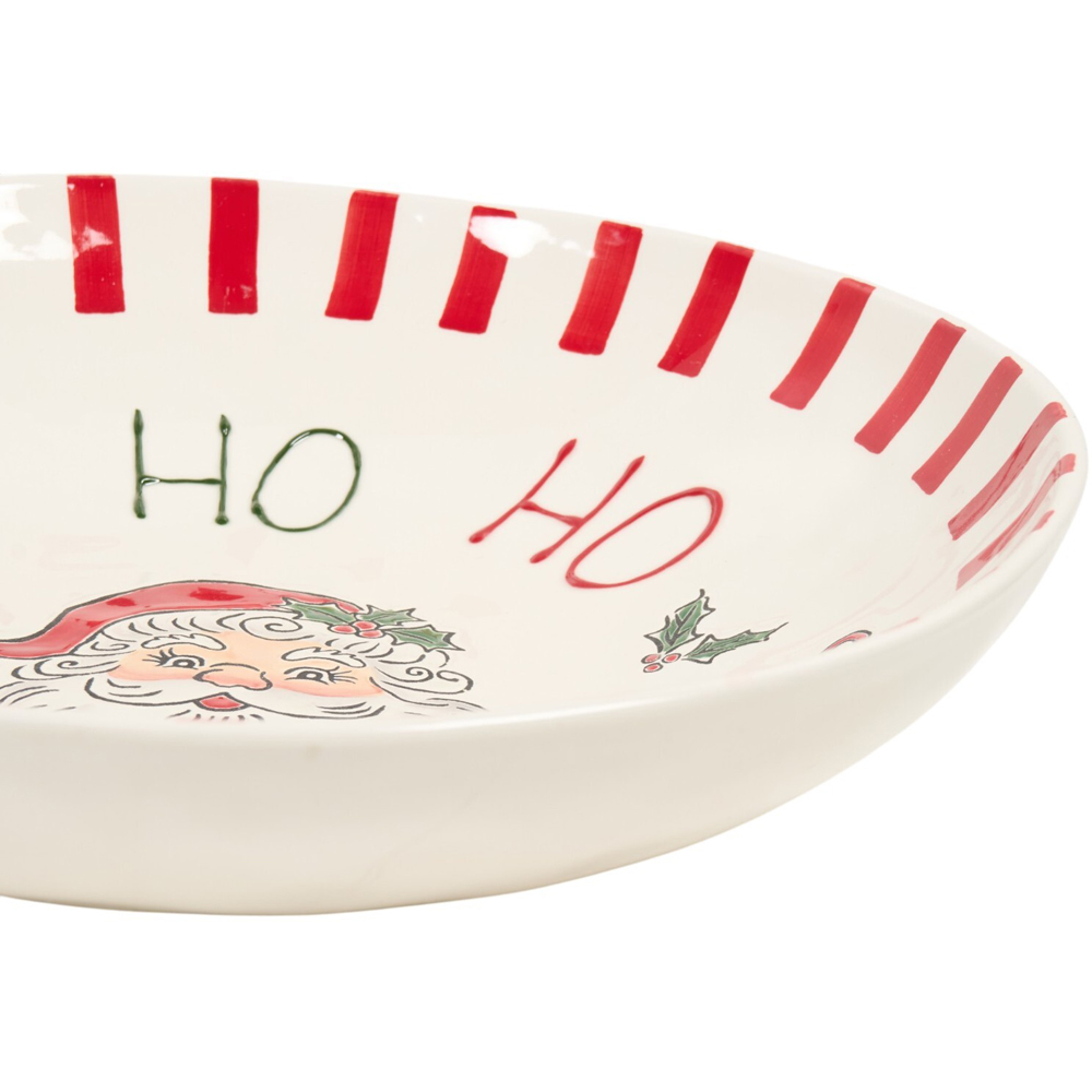 Jolly Santa Serving Bowl Image 3