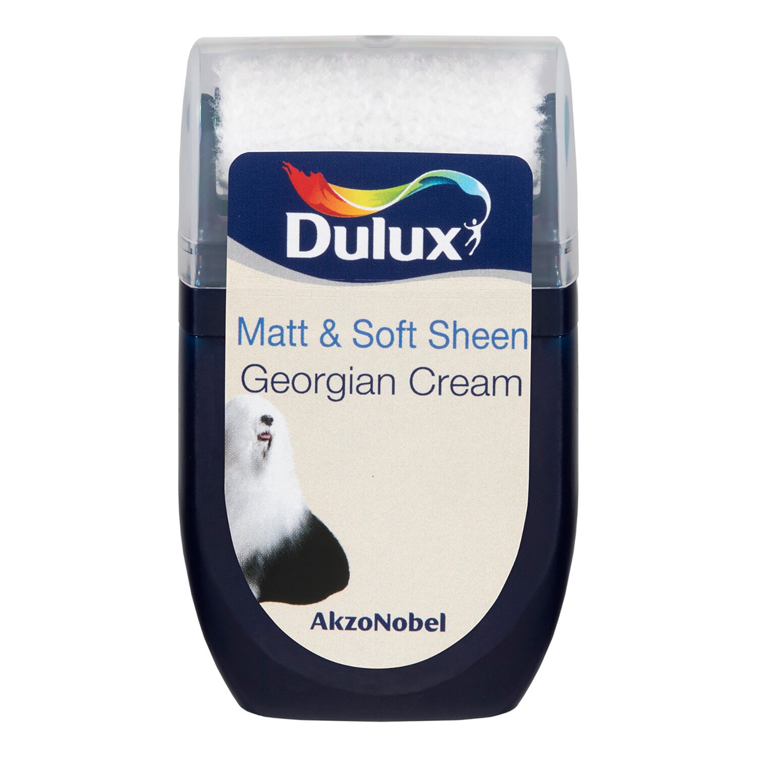 Dulux Easycare Georgian Cream Emulsion Paint Tester Pot 75ml Image 2