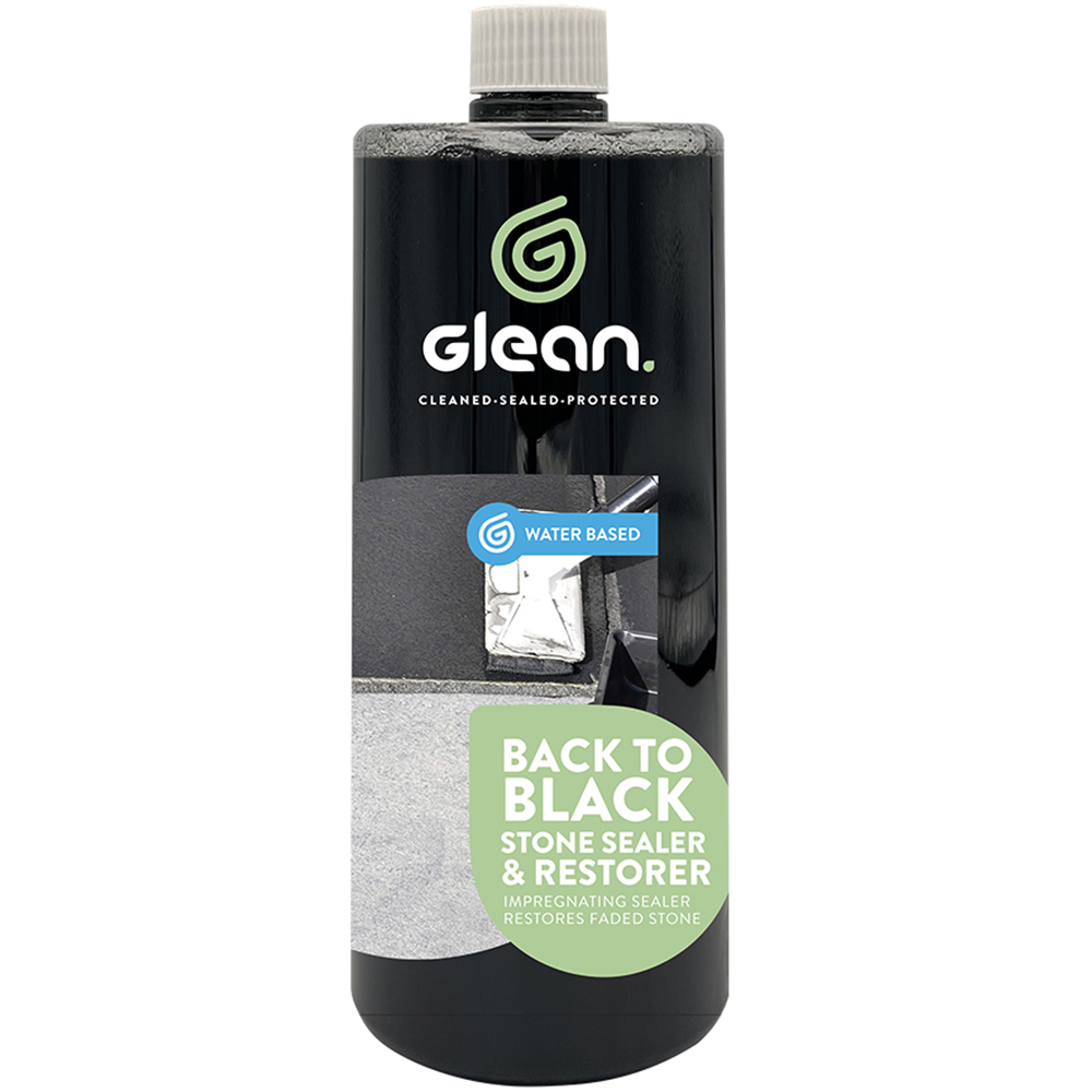 Glean Black Stone Restorer and Sealer 1L Image 1
