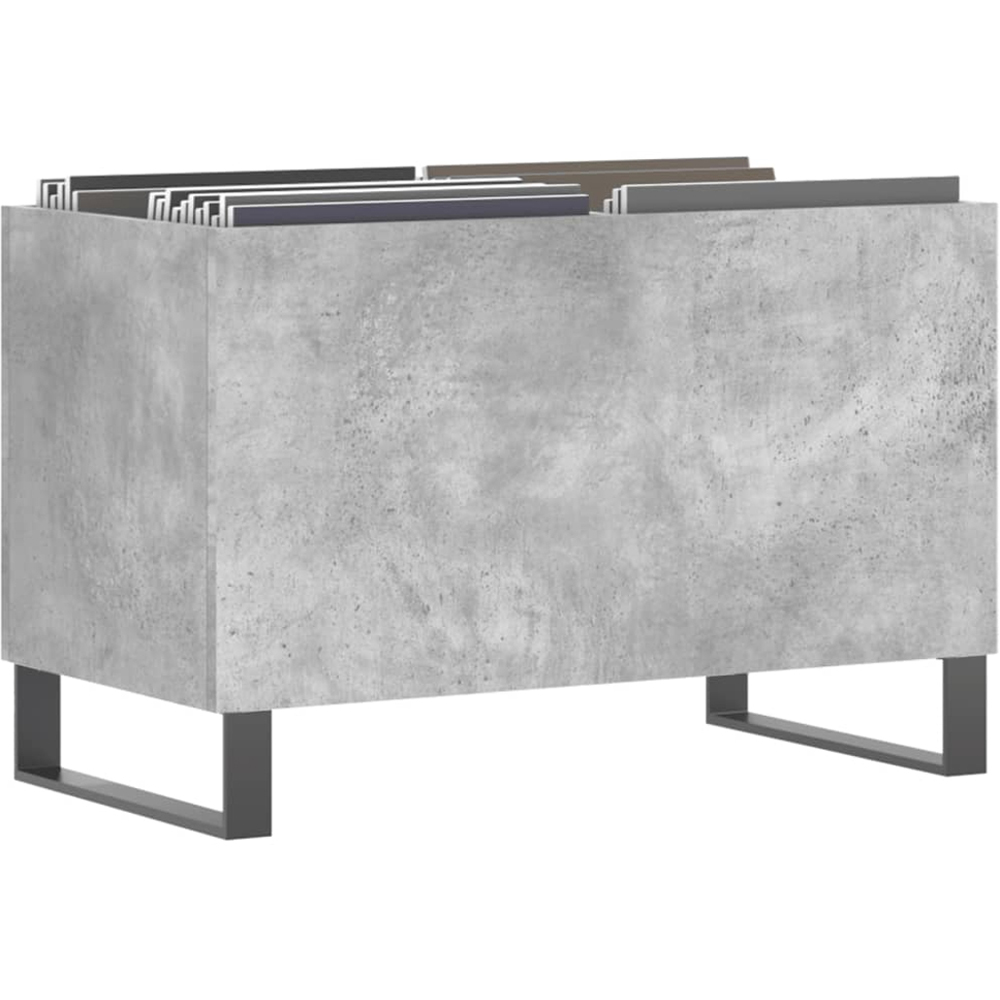 vidaXL Concrete Grey Record Cabinet Image 3