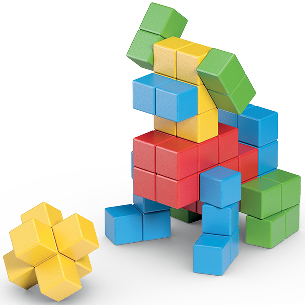 Geomag Magicube Full Colour Recycled Try Me Set 64 Piece Image 9