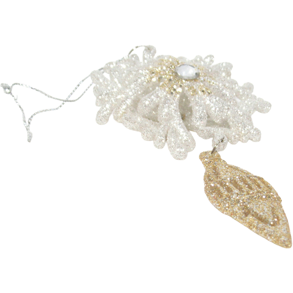 Snowflake with Droplet Hanging Decoration Image 7