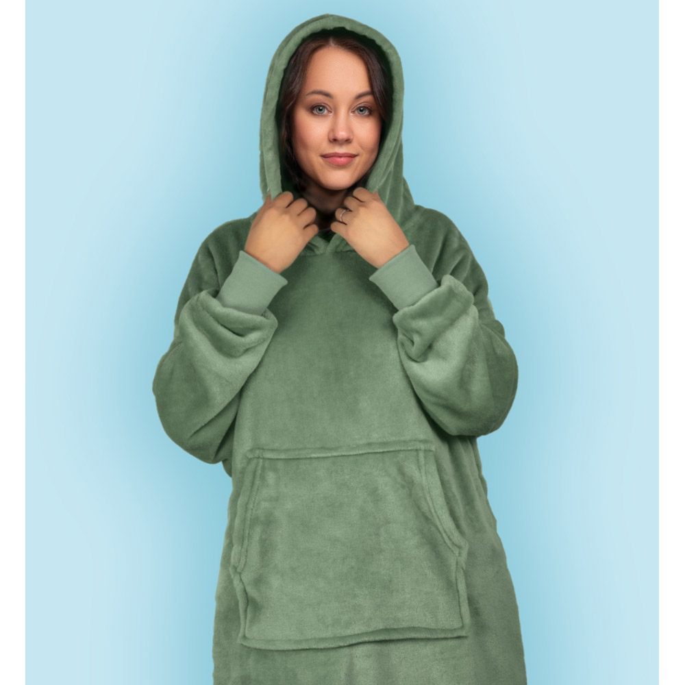 JML Oversized Snuggle Hoodie Green Image 2