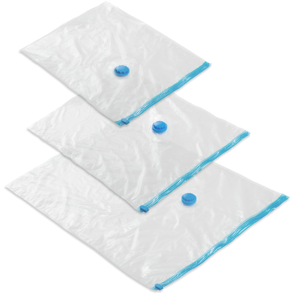 tectake Vacuum Storage Bags 3 Sizes 50 Pack Image 1