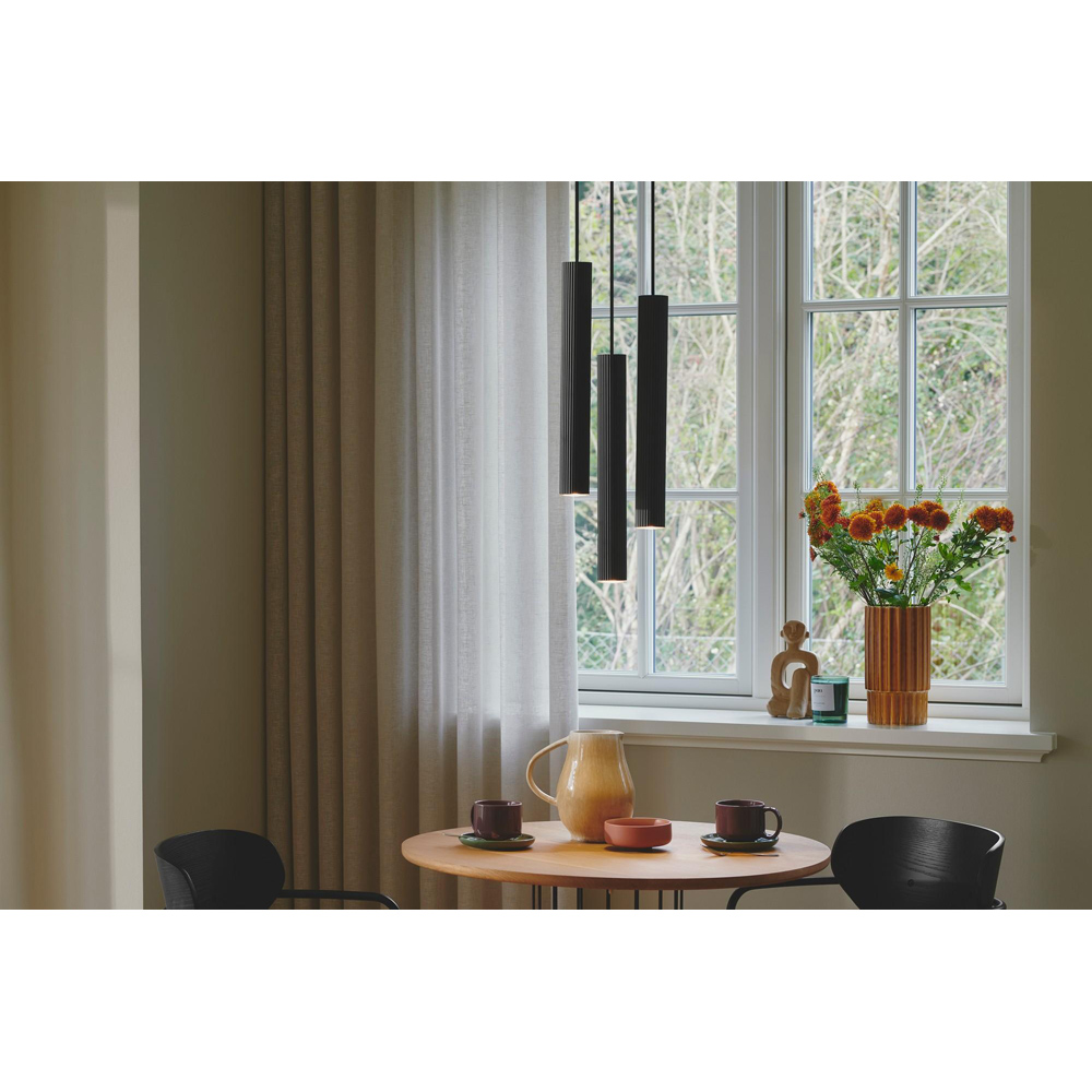 Nordlux Vico 3-Rondel Black Pendant Light Image 2