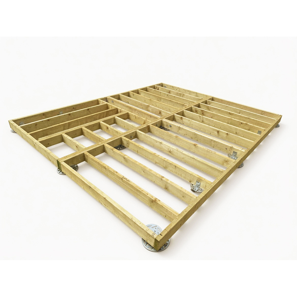 Shire Gorilla Base PRO I Bespoke Installed 433 to 576 sq ft Garden Building Base with Groundscrews Image 2