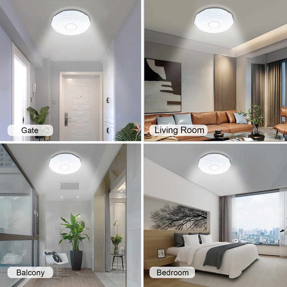 ExtraStar 18W LED Lumen Diamond Shape Daylight Ceiling Light Image 4